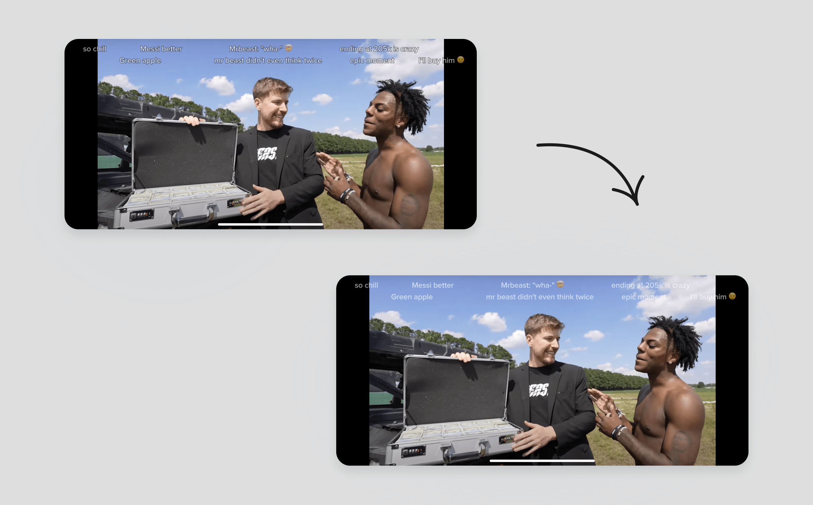 One liner remove stroke